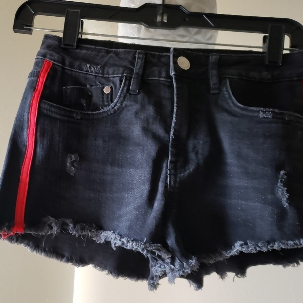 Shorts With Red Stripes